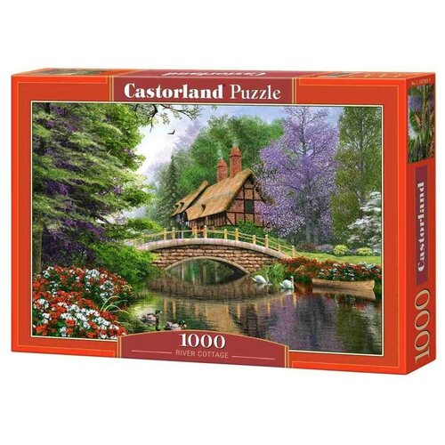 Пазл Castorland Дом у реки, 1000 деталей (С-102365) пазлы castorland 1000 дом у реки 102365