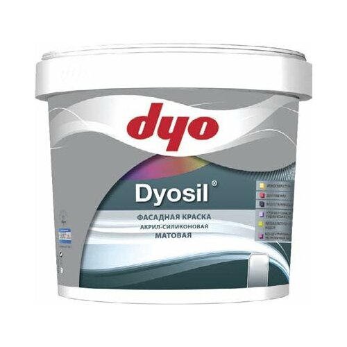 Краска фасадная силиконовая DYOSIL 7,5л 