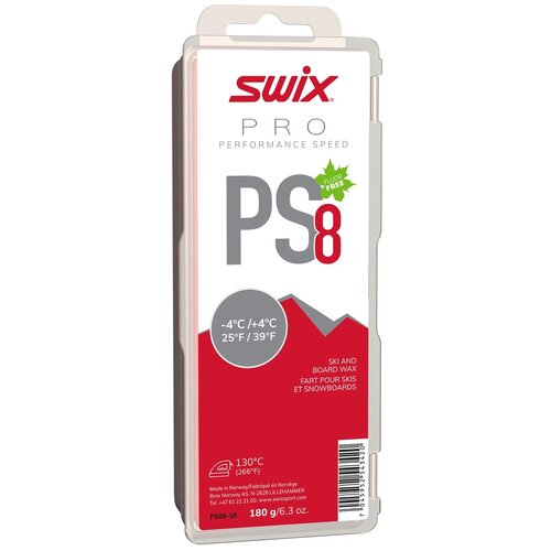 фото Мазь для лыж swix ps08, red, 0.18