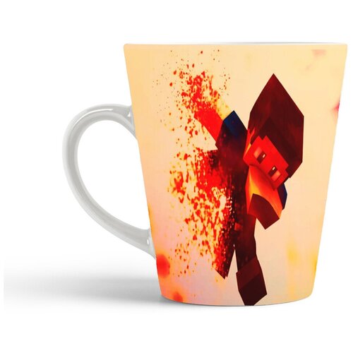 фото Кружка-латте coolpodarok minecraft майнкрафт (распадается)