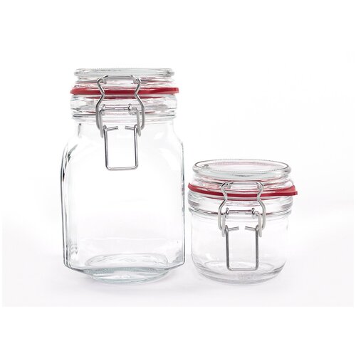 Набор банок 0,25 и 0,76л с замком