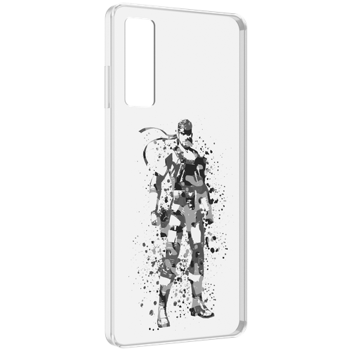 Чехол MyPads Metal Gear Solid Snakes для TCL 20 5G задняя-панель-накладка-бампер чехол mypads metal gear rising revengeance для tcl 30 tcl 30 5g tcl 30 plus задняя панель накладка бампер