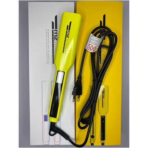 Утюжок MZ Titanium Желтый широкие пласт титан 230С 535000₽