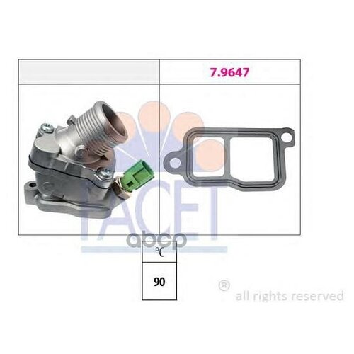 Термостат охлаждающей жидкости Facet 78606