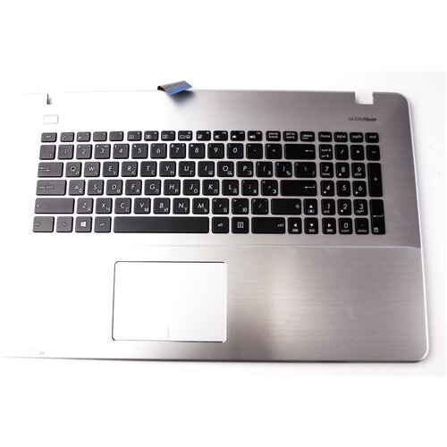 Клавиатура для Asus X751 TopCase Серебро p/n: 90NB08E5-R31RU0 клавиатура для asus x751 topcase серебро p n 90nb08e5 r31ru0