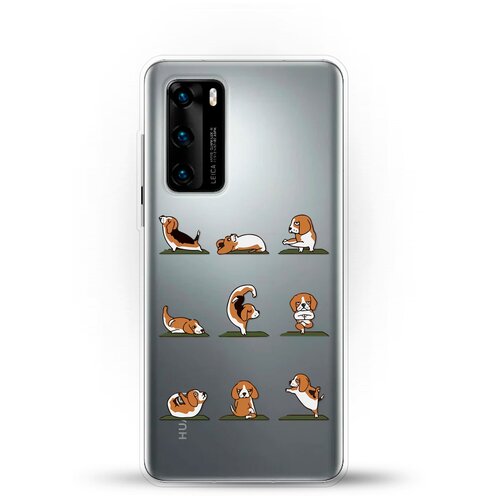 фото Силиконовый чехол зарядка от биглей на huawei p40 andy & paul