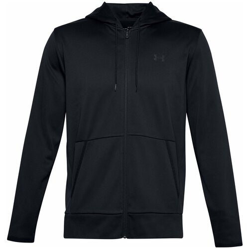фото Толстовка under armour fleece full zip hoodie черный 3xl 1357110-001