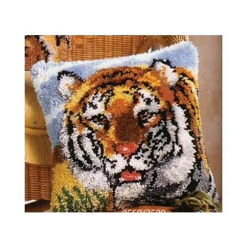 фото Набор для вышивания vervaco 2560 подушка pn-0014132 (3529) тигр 1 шт.