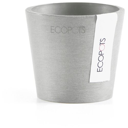 Кашпо ECOPOTS Amsterdam D 8 H7 см антрацит