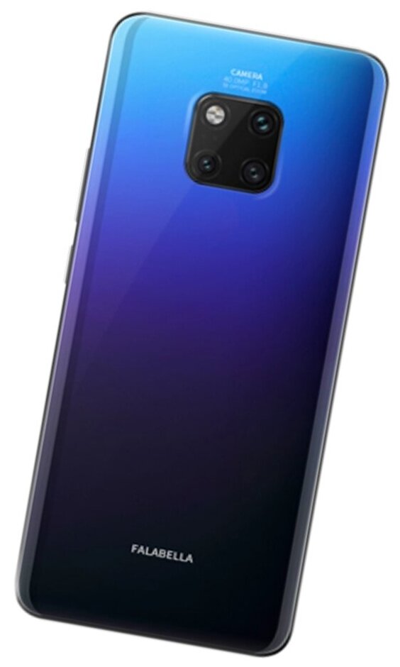 Чехол-бампер MyPads для Huawei Mate 20 Pro / Mate 20 RS 6.39 стеклянный из закаленного стекла с эффектом градиент зеркальный блестящий переливающ.