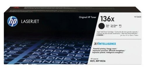 Hp Расходные материалы 136X Black Original LaserJet Toner Cartridge W1360X