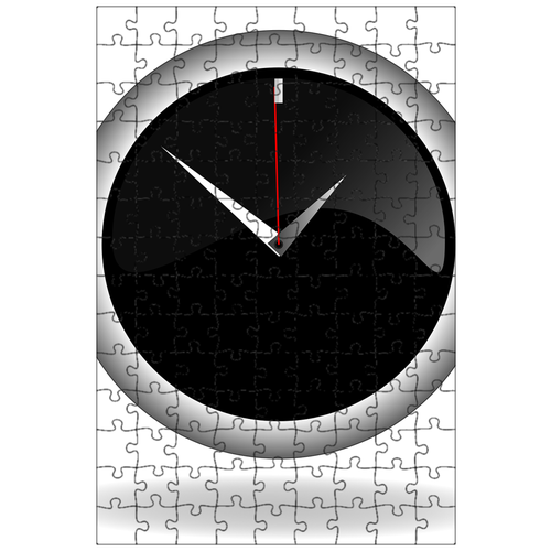 фото Магнитный пазл 27x18см."часы, смотреть, время" на холодильник lotsprints