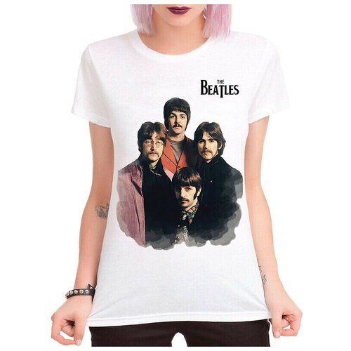 Футболка DreamShirts The Beatles Женская белая L