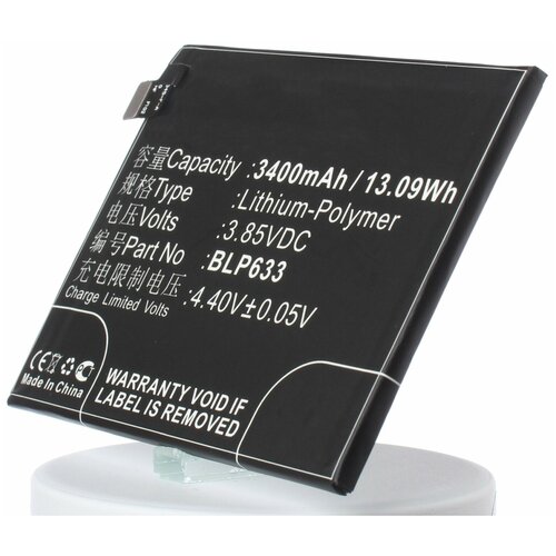 Аккумулятор iBatt iB-U1-M2392 3000mAh для Oneplus 3T, A3010, 3T Dual SIM, Rain,