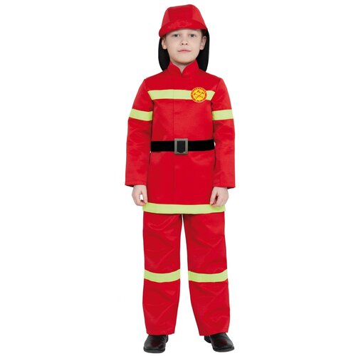 фото Костюм пожарный мчс детский, l (134-140 см) карнавалoff