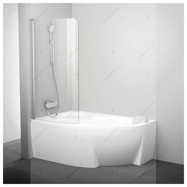 Chrome CVS2-100 R 7QRA0100Z1 Экран для ванны (белый, 150х100 см) Ravak - фото №8