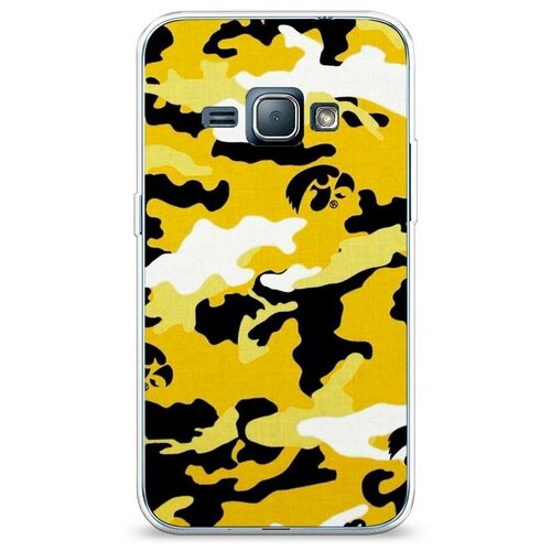 фото Силиконовый чехол "жетлый камуфляж" на samsung galaxy j1 2016 / самсунг галакси джей 1 2016 case place