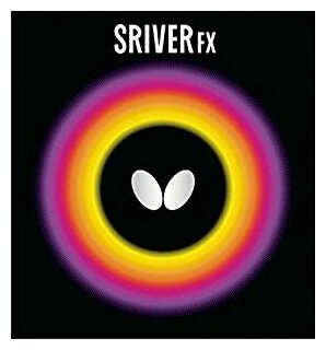 Накладка для настольного тенниса Butterfly Sriver FX Black, Max