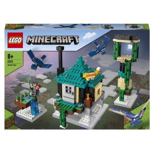 конструктор елизаветинская башня 1303 деталей Конструктор LEGO Minecraft 21173 Небесная башня, 565 дет.