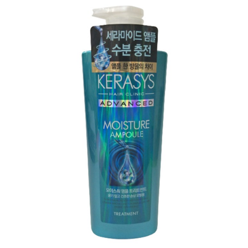 Aekyung Kerasys Advanced Moisture Ampoule Кондиционер ампульный для сухих волос с церамидами Глубокое увлажнение 600 мл