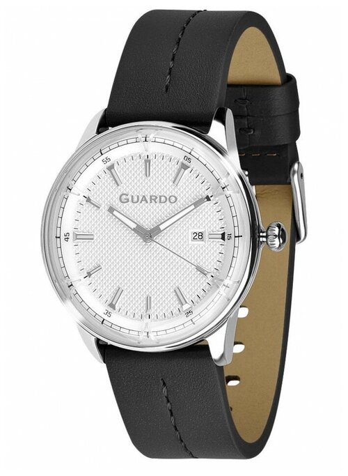 Наручные часы Guardo Premium, черный, серебряный