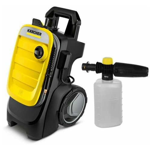 Мойка высокого давления Karcher K 5 Compact *EU + Пенное сопло Karcher FJ 6, 0,6 л пенное сопло karcher fj 6 2 643 147 0