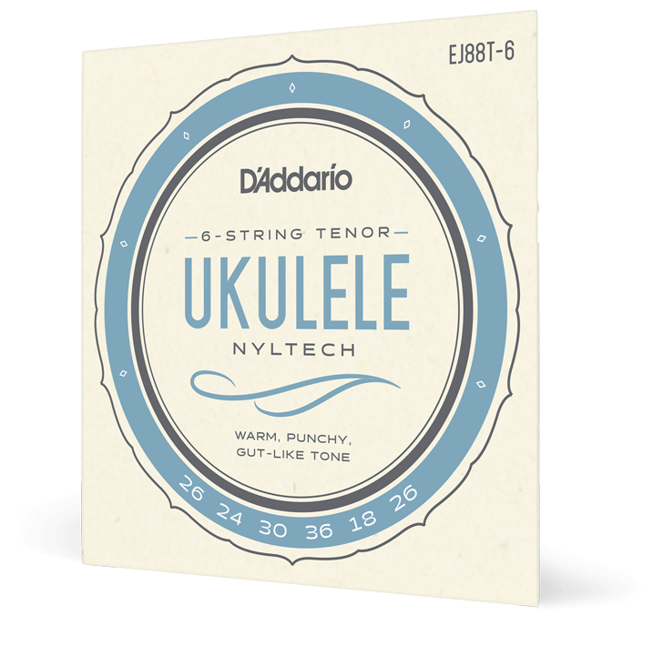 D ADDARIO EJ88 T-6 T-6 Струны для укулеле тенор 6 струн