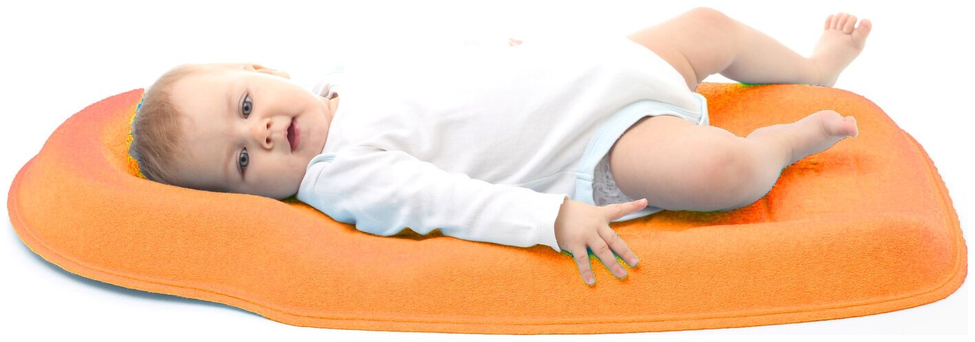 Позиционер для новорожденных Teplokid от 0 до 12 месяцев, оранжевый