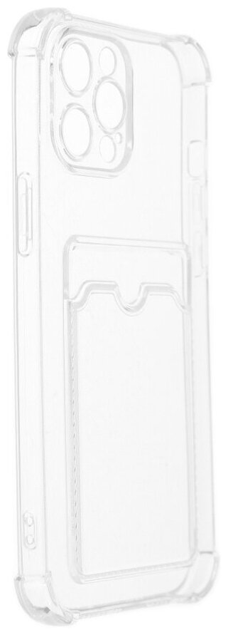 Чехол LuxCase для APPLE iPhone 12 Pro Max TPU с картхолдером 1.5mm Transparent 63508 - фото №1