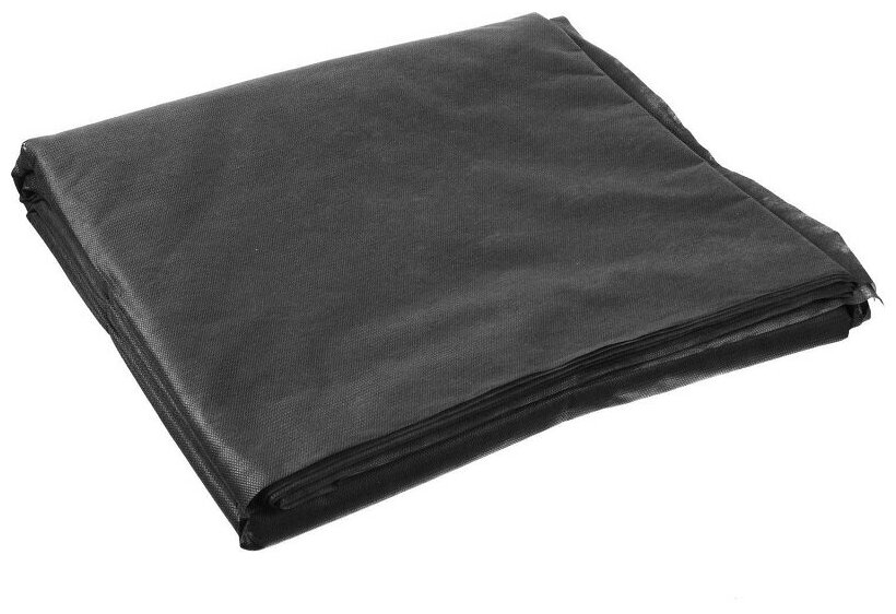 Спанбонд укрывной материал черный (60г/м2 | 3,2м х 10м) - фотография № 3