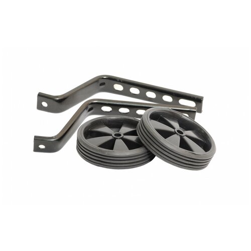 фото Колеса 00-170301 детские на 12-20 с крепежом балансирные пластиковые 110мм черные no brand