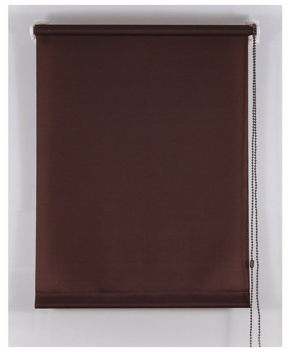 Рулонная штора «Комфортиссимо» 60х160 см цвет шоколадный 4862257