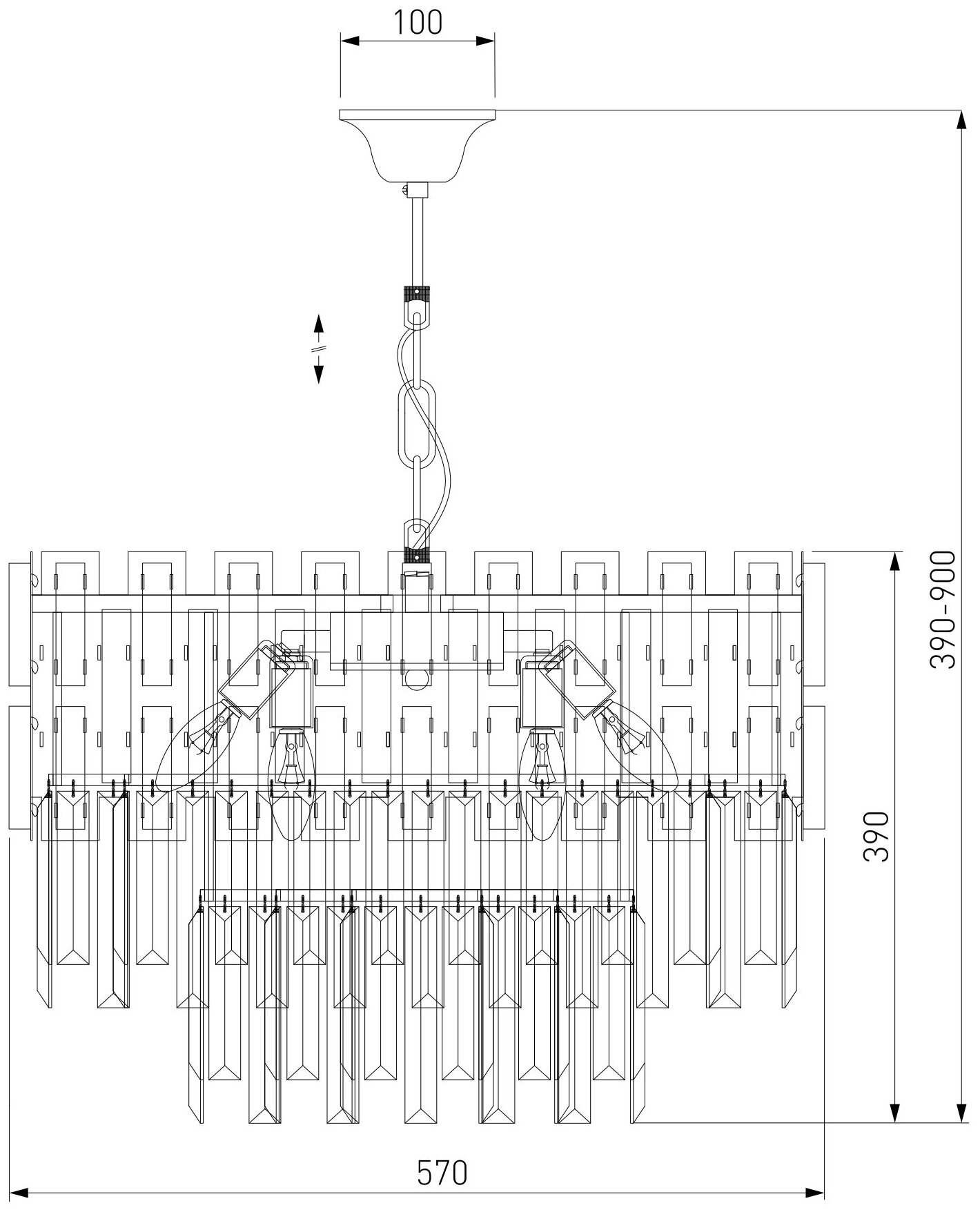 Люстра Bogates DESEO 337/8 4690389170690 Bogate's - фото №9