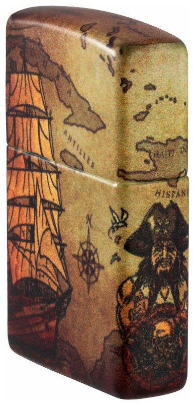 Zippo Зажигалка Zippo 49355 Pirate Ship Design - фотография № 3