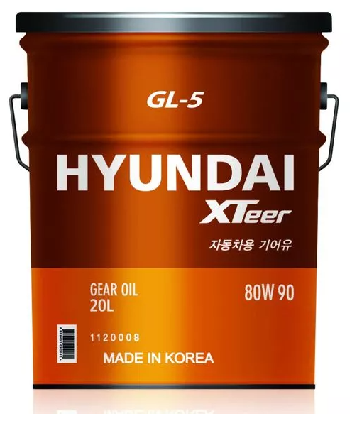 Масло Трансмиссионное Для Механических Коробок Передач Gear Oil-5 80w90 20 Л HYUNDAI XTeer арт. 1120008