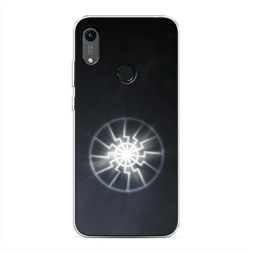 фото Силиконовый чехол "черное солнце" на honor 8a (8a pro/prime) / хонор 8а (8а про/прайм) case place