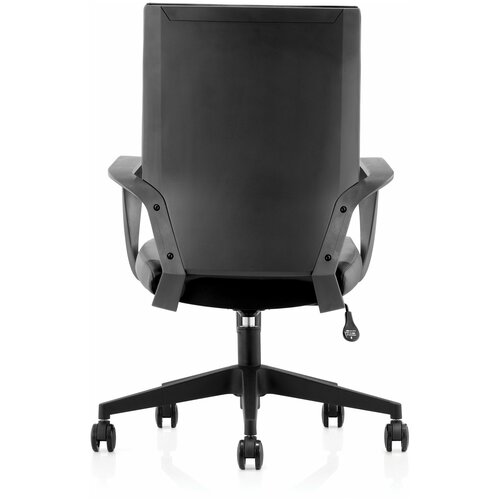 фото Кресло компьютерное norden союз lb черный пластик / черная экокожа norden chairs