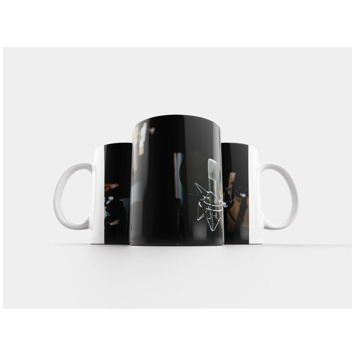 фото Кружка "студия записи, в помещении, микрофон" 320 мл lotsprints