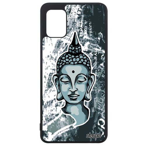фото Противоударный чехол на телефон // samsung galaxy a31 // "будда" статуя портрет, utaupia, серый