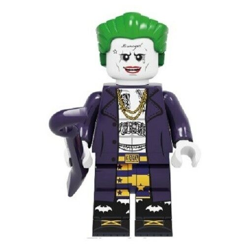Фигурка Джокер (Joker) в костюме из фильма Отряд самоубийц совместима с лего