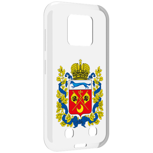 Чехол MyPads герб-оренбургская-область для Oukitel WP18 задняя-панель-накладка-бампер