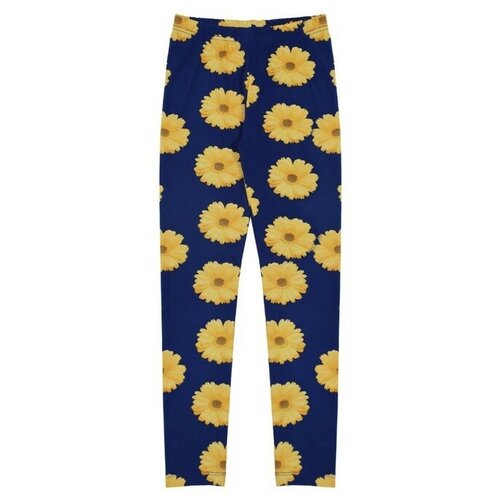 фото Леггинсы для девочки, цвет тёмно-синий, рост 152 см нет бренда