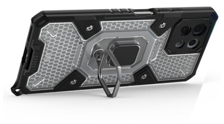 Противоударный чехол с Innovation Case c защитой камеры для Xiaomi Mi 11 Lite белый