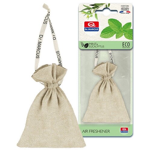 Освежитель для автомобиля и дома. Dr.Marcus Fresh Bag Eco Mint&Eucalyptus аромат мяты с эвкалиптом арт. 626