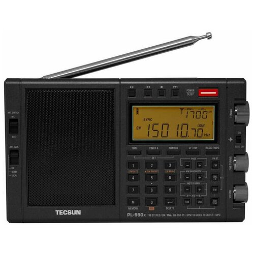 Всеволновый цифровой радиоприемник с mp3 плеером Tecsun PL-990x export version black 3399000₽