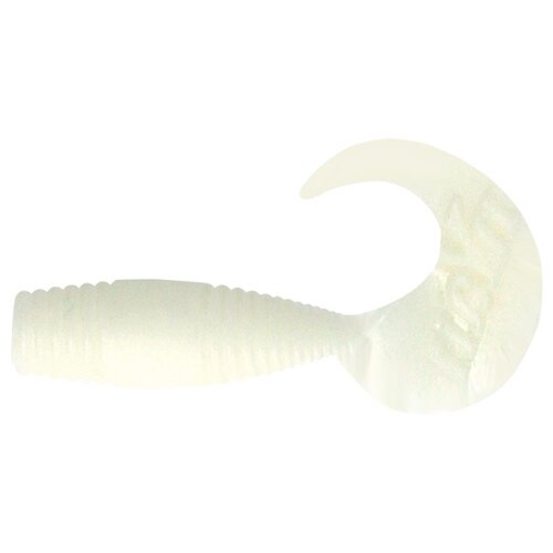 Твистер YAMAN PRO Spry Tail, р.1,5 inch, цвет #01 - White Белый (уп. 10шт.) твистер yaman lazy tail shad 120mm