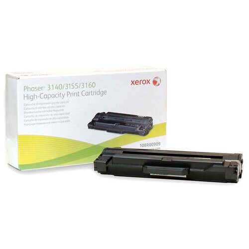 Принт-картридж Xerox Phaser 3140/3155/3160 (2,5K) (оригинальный) 108R00909. картридж hi black hb 108r00909 для xerox phaser 3140 3155 3160 2 5k