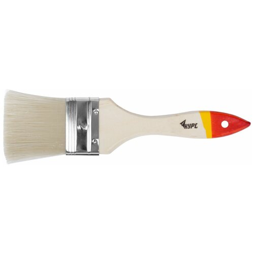 Кисть флейцевая Модерн, иск. щетина, деревянная ручка 2 (50 мм) курс щетка для одежды деревянная искусственная щетина