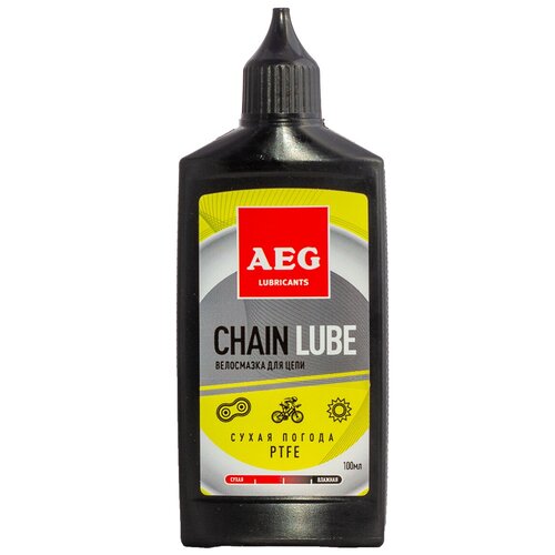 Велосмазка для цепи AEG для сухой погоды 100 мл 590₽