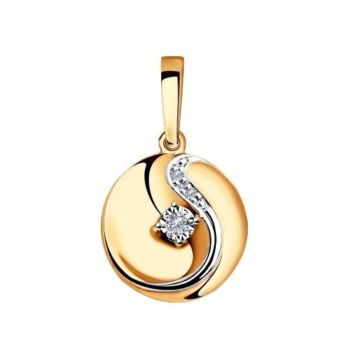 фото Подвеска из золота с бриллиантами яхонт ювелирный арт. 204367